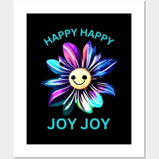 Happy Happy Joy Joy Design Posters and Art